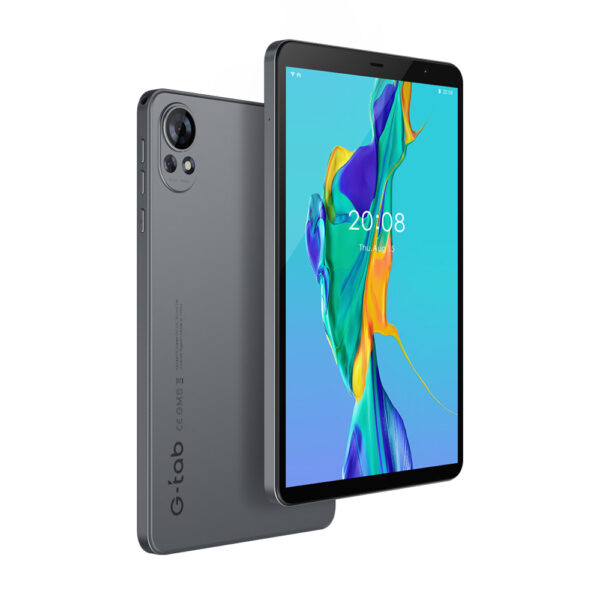 G-TAB Tablet T8 (8.0″ (800 x 1280 IPS) / Quad Core / 4GB RAM / 128GB Storage / LTE / Gray / Android 14) [ T8 ]