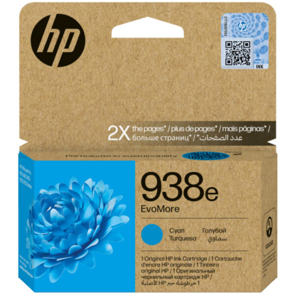 HP 938e Cyan 4S6X9PE