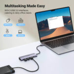 UGreen 6 in 1USB-C Multifunction Adapter (3 x USB-A / HDMI / 1 x SD Card Slot / 1 x TF Card Slot / CM195) [ 70410 ]
