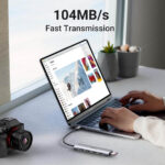 UGreen 6 in 1USB-C Multifunction Adapter (3 x USB-A / HDMI / 1 x SD Card Slot / 1 x TF Card Slot / CM195) [ 70410 ]