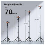 UGreen Selfie Stick Tripod With Bluetooth Remote [ LP680 / 15609 ]