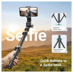 UGreen Selfie Stick Tripod With Bluetooth Remote [ LP680 / 15609 ]