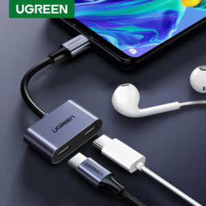 UGreen 2-In-1 USB Type-C to Type-C Headphone & Charger Adapter [ 60165 ]