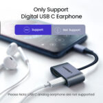 UGreen 2-In-1 USB Type-C to Type-C Headphone & Charger Adapter [ 60165 ]