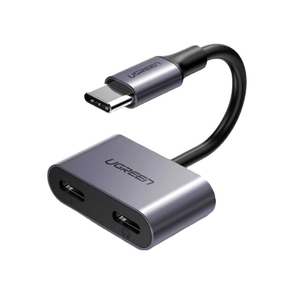 UGreen 2-In-1 USB Type-C to Type-C Headphone & Charger Adapter [ 60165 ]