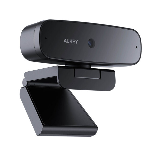 Aukey 1080P Webcam (2.0 Megapixels / USB / Dual Stereo Microphones) [ PC-W3 ]