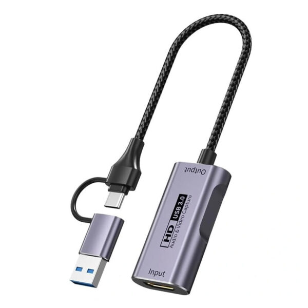 Haing USB-C And USB-A 3.0 HDMI Capture 4k 30Hz [ Hi-3004-TCH ]