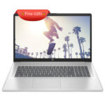 HP Intel Core 5 120U - 17.3" FHD screen - 8GB DDR4 - 256GB SSD - Windows 11 - silver color - 17t-cn400 - 9Z462AV 🎁 Free Gifts 🎁