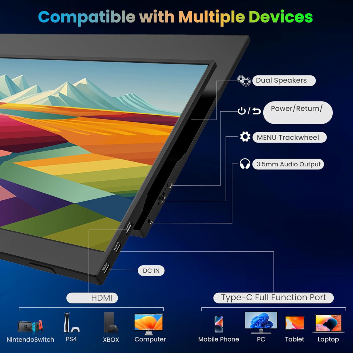 Full HD portable monitor