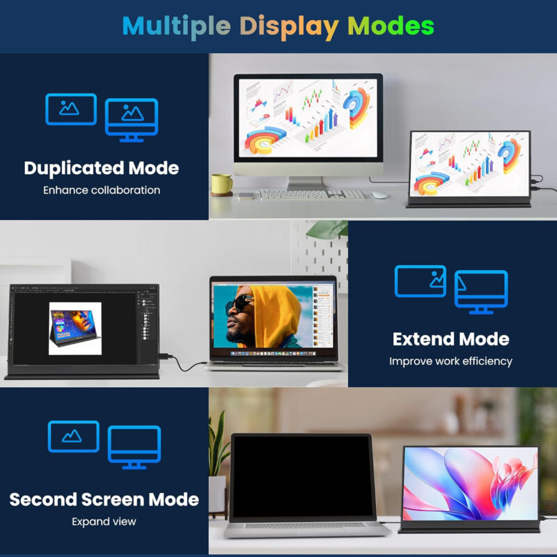 non touch portable monitor 