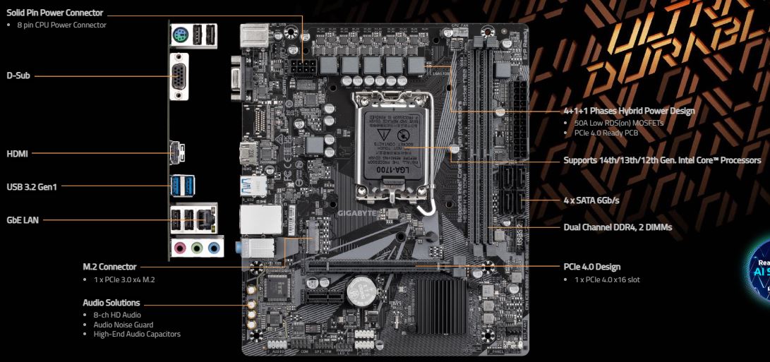 Gigabyte H610M H V3