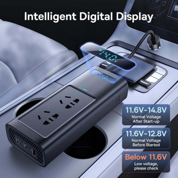 Baseus Car Inverter 3-port