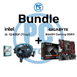 Bundle Intel Core i5-12400F CPU Tray + Intel CPU Fan LGA1700 + Gigabyte B660M Gaming DDR4 mATX Motherboard