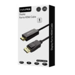 HAING Display Port to HDMI Cable 1.8cm [ HI-2013-DHHR ]