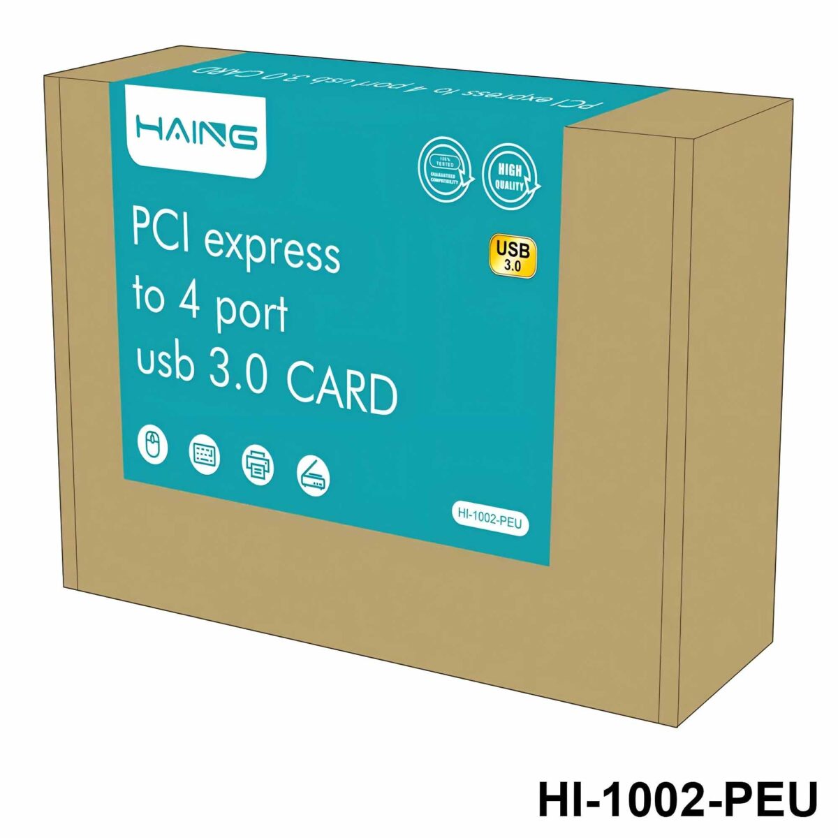 HAING PCI Express to 4 port USB 3.0 PCI Express Card [ HI-1002-PEU ]