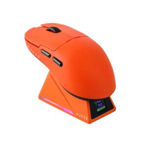 Ajazz AJ159 APEX Wireless Pro 8K Magnetic Charging Dock Paw3950 Orange