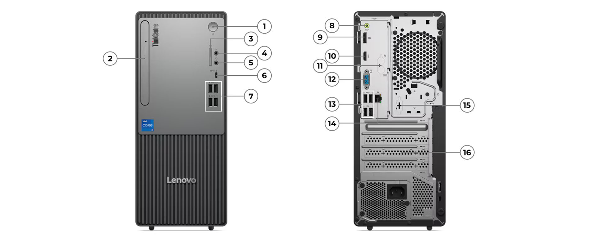 Lenovo ThinkCentre neo 50t Gen 5 14th Gen.