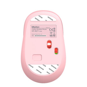 Meetion 2.4g Wireless Office Mouse (Silent Switch / Pink) [ R571 ]