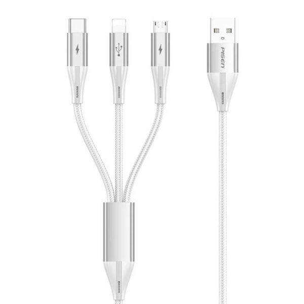 PISEN 3in1 Braided Cable 