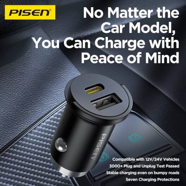 PISEN Car Charger TP-C77