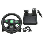 Steering Wheel 4 in 1 Vibration 180° Rotation for (PC / PS4 / PS3 / XBOX 360)