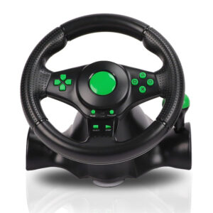 Steering Wheel 4 in 1 Vibration 180° Rotation for (PC / PS4 / PS3 / XBOX 360)