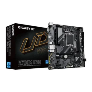 GIGABYTE B760M D2H DDR5 LGA1700 Micro ATX Supports 14th/ 13th /12th processors | 2*PCIe 4.0 x4 M.2 Connectors | 2*DIMMs XMP Memory