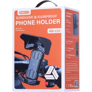 Remax RM-C53 Sunshade and rainproof Cycling Mobile Holder - Image 2