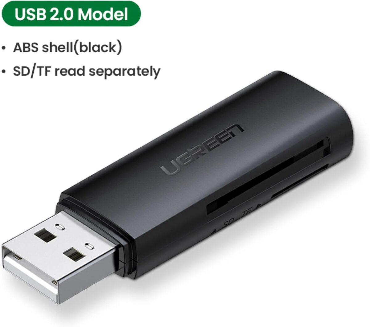 UGreen USB 3.0 Multifunction Card Reader (MicroSD / SD Memory Card) [ 60722 ]