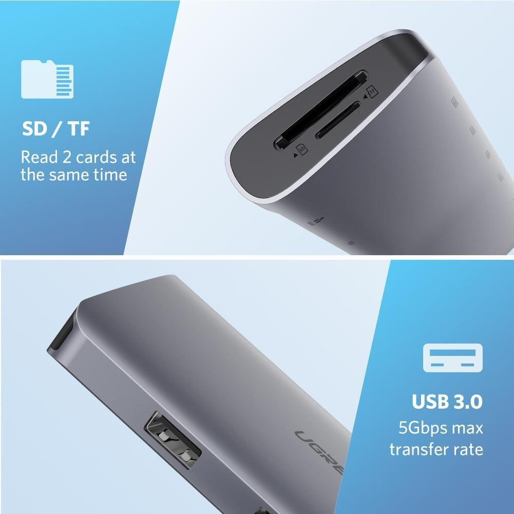 UGreen 9-in-1 USB-C Multifunction Adapter CM179 40873