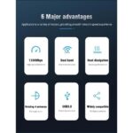 USB Adapter Ac1200 Wi-Fi