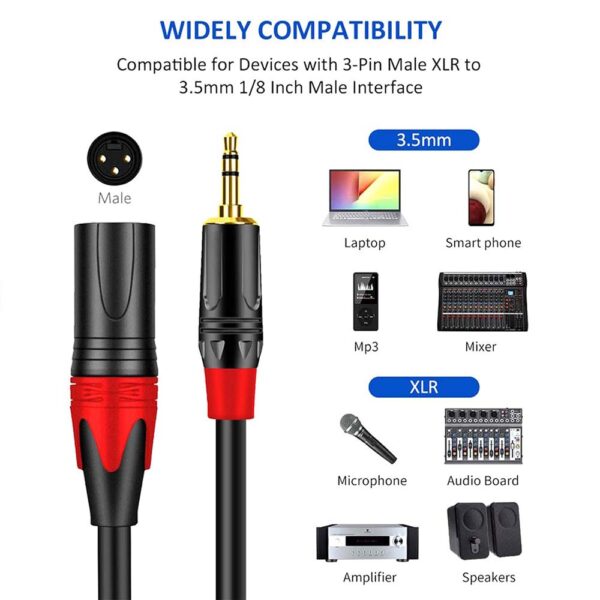 AUX TO XLR Cable