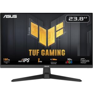 ASUS TUF Gaming Monitor – 24" | FHD | 180Hz | IPS | 1ms (GTG) | G-Sync compatible | 99% sRGB -  VG249Q3A