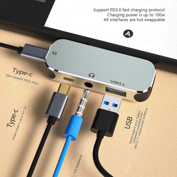 Type-C Dock 5-in-1 X3