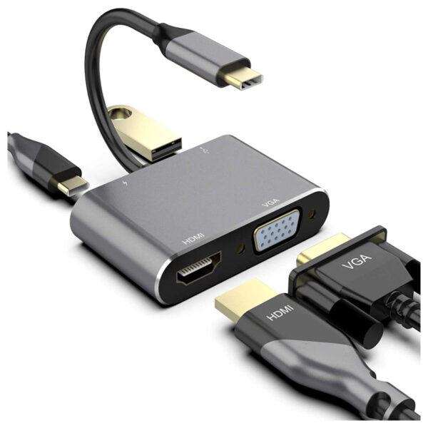 USB Type-C to HDMI VGA USB