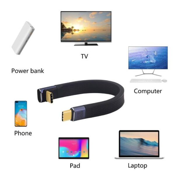 type-C short cable 240w 