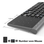 Wireless Keyboard Touchpad/Numeric built-in