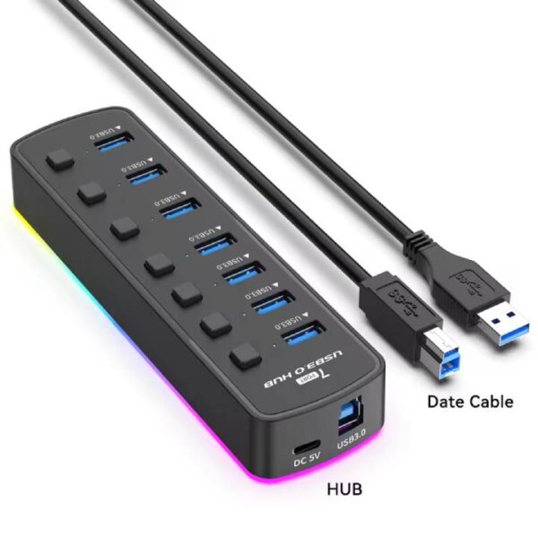 7 Ports USB Hub 