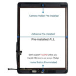 Replacement Touch Screen for iPad 9th Generation 10.2 inch Black