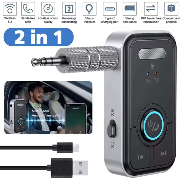 2-in-1 Bluetooth 5.3 Receiver