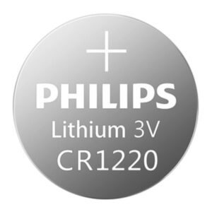 Philips Lithium Cell Button Batteries CR1220