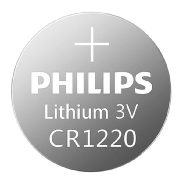 Philips Lithium Cell Button Batteries CR1220