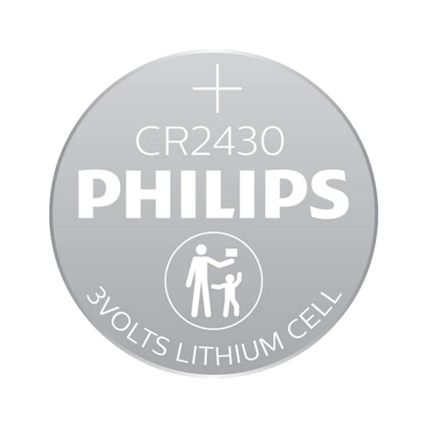 Philips Lithium Cell Button Batteries CR2430