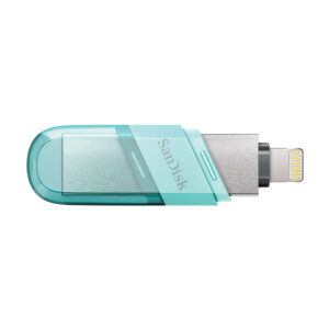 SanDisk iXpand Flash Drive Flip 128GB For iPad, iPhone (Ice Mint) [ SDIX90N-128G-GN6NJ ]