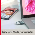 SanDisk iXpand Flash Drive Flip 128GB For iPad, iPhone (Ice Mint) [ SDIX90N-128G-GN6NJ ]