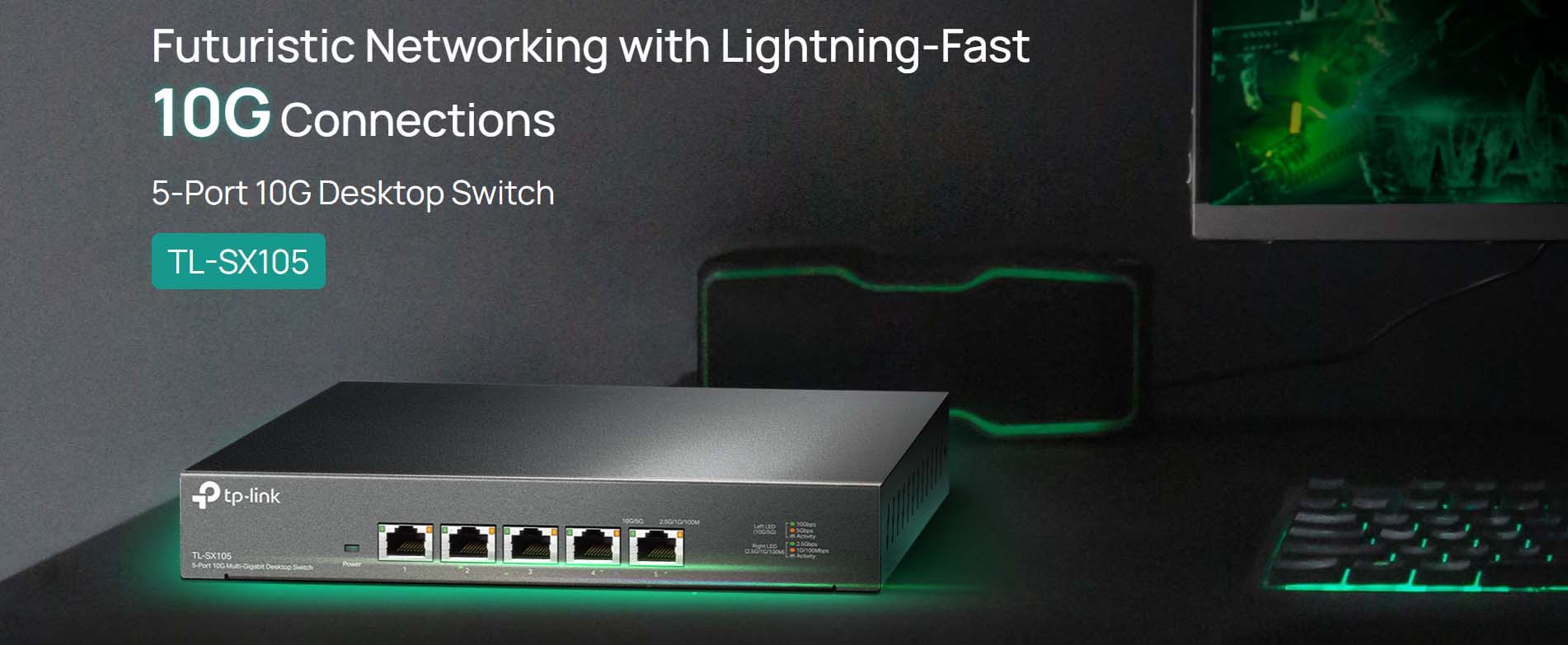 TP-Link 5-Port 10G Desktop Switch [ TL-SX105 ]