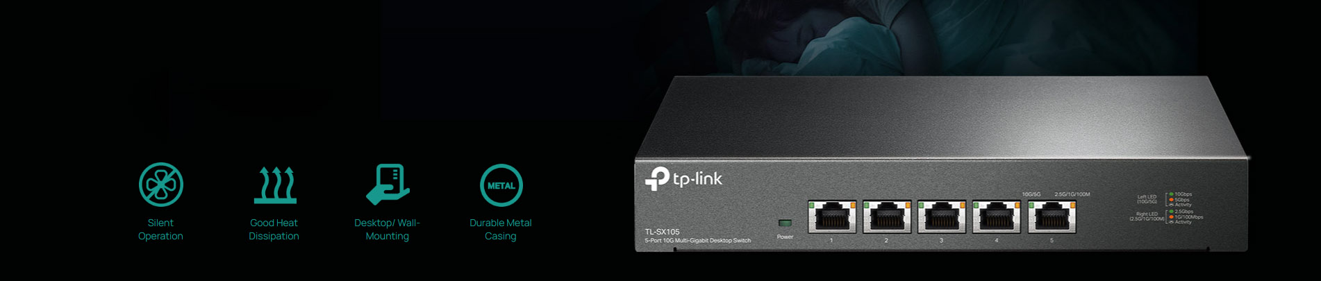 TP-Link 5-Port 10G Desktop Switch [ TL-SX105 ]