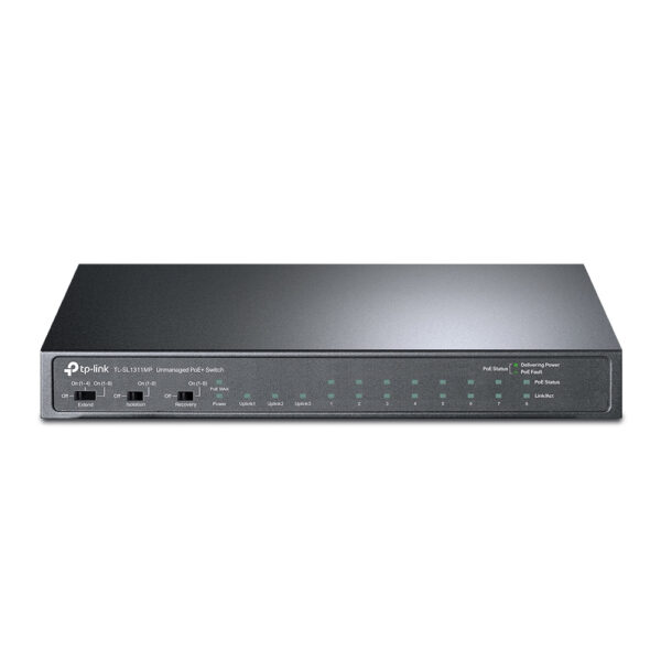 TP-Link 8-Port 10/100Mbps + 3-Port Gigabit Desktop Switch with 8-Port PoE+ [ TL-SL1311MP ]