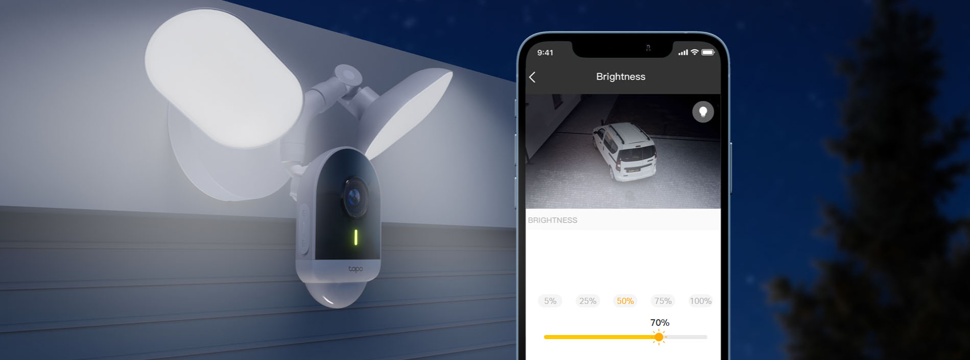TP-Link Tapo C720 Smart Floodlight Camera