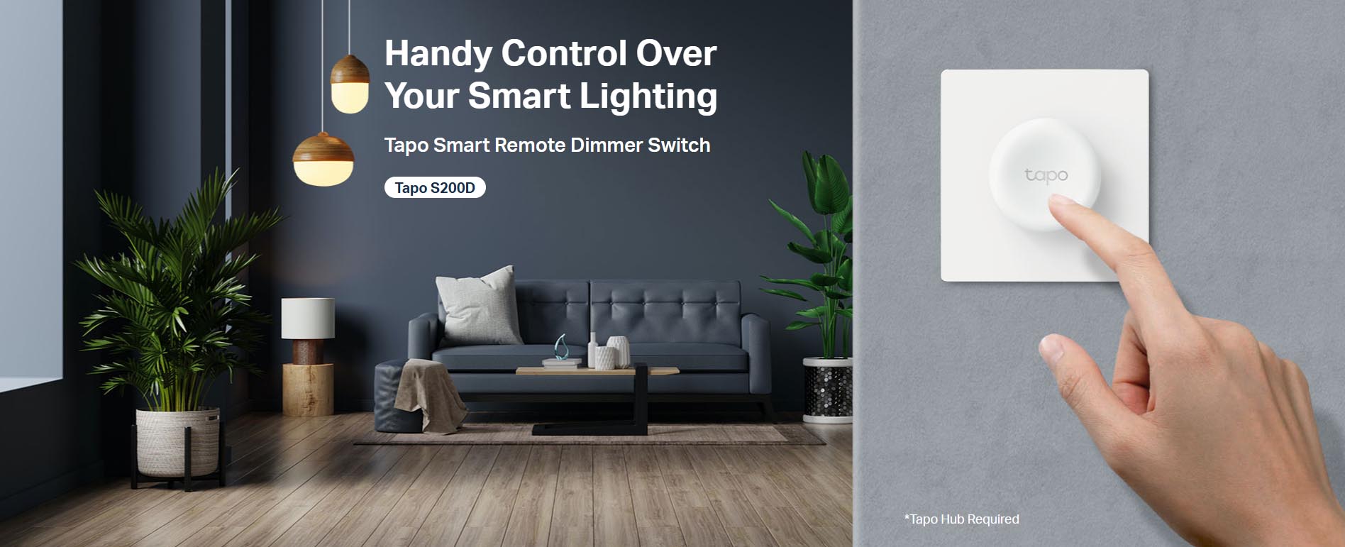 TP-Link Tapo Smart Remote Dimmer Switch [ Tapo S200D ]